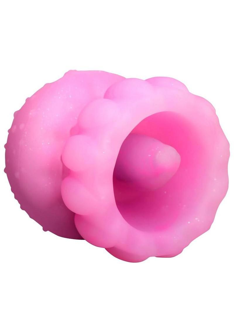 Creature Cocks Glow Jelly Licking & Vibrating Rechargeable Silicone Stimulator