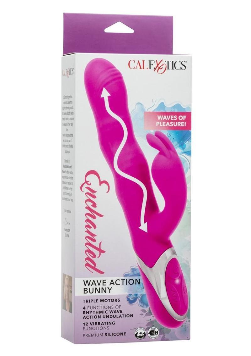 Enchanted Wave Action Bunny Vibrator – Rechargeable Silicone Dual Massager