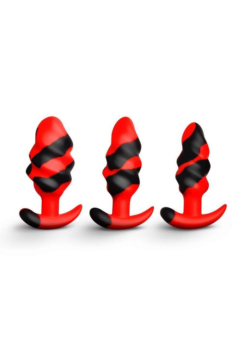 Creature Cocks Dragon Trainer Silicone Butt Plug Set (3 Piece)