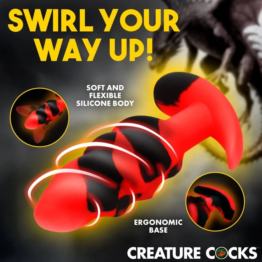 Creature Cocks Dragon Trainer Silicone Butt Plug Set (3 Piece)