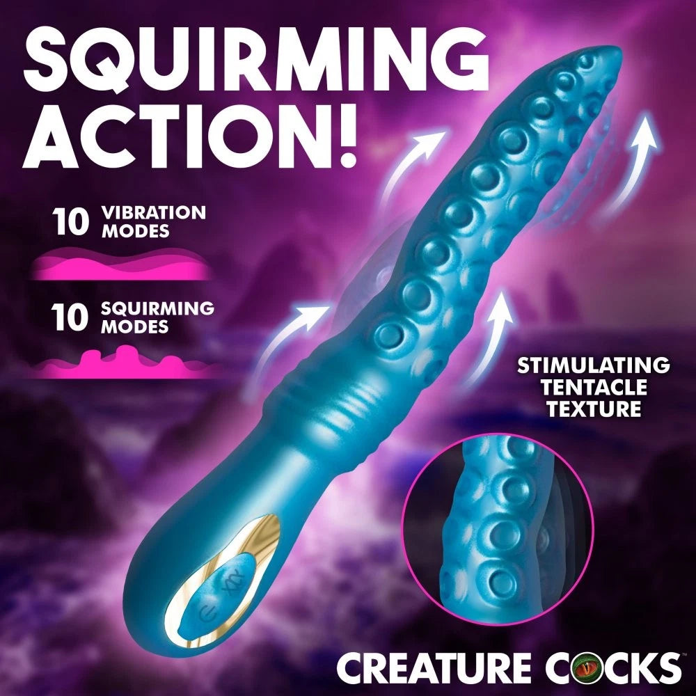 Creature Cocks Tenta-Squirm Squirming Silicone Vibrator