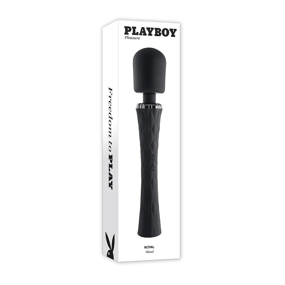 Playboy Royal Rechargeable Silicone Wand Vibrator