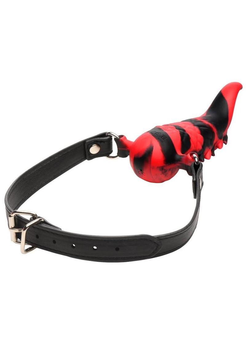 Creature Cocks Demon’s Tongue Vibrating Silicone Oral Enhancer with Harness
