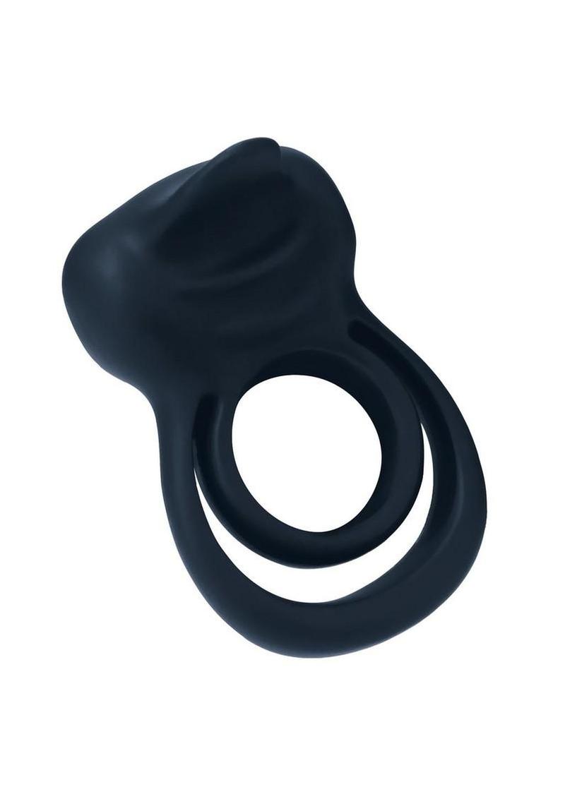 VeDo Trust Rechargeable Silicone Cock Ring – Dual Ring with Vibrating Tongue