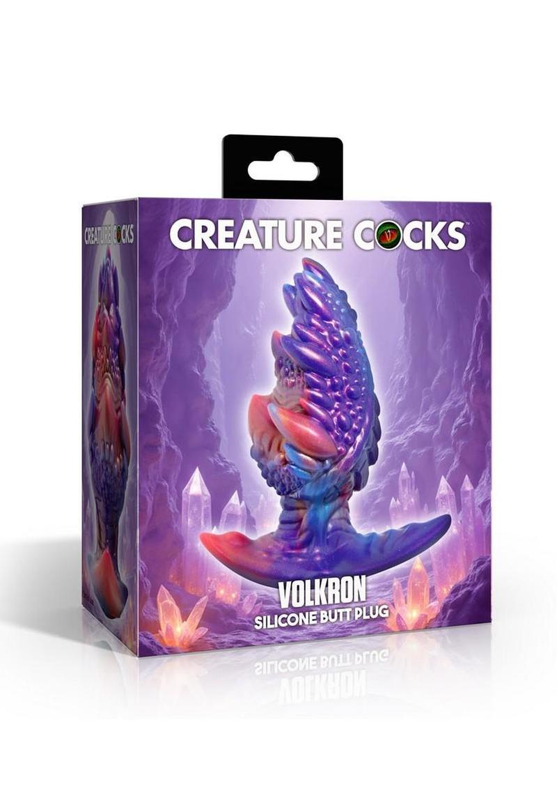 Creature Cocks Volkron Silicone Butt Plug – Advanced Textured Design