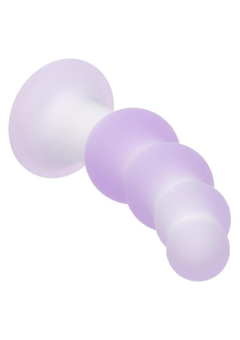 Lavender Haze Beaded Curved Probe – Rechargeable Silicone Vibrator