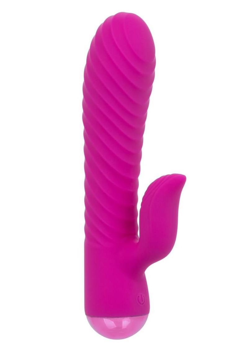 Extra Thicc Chubby Gyrating Tickler – Rechargeable Silicone Dual Motor Vibrator