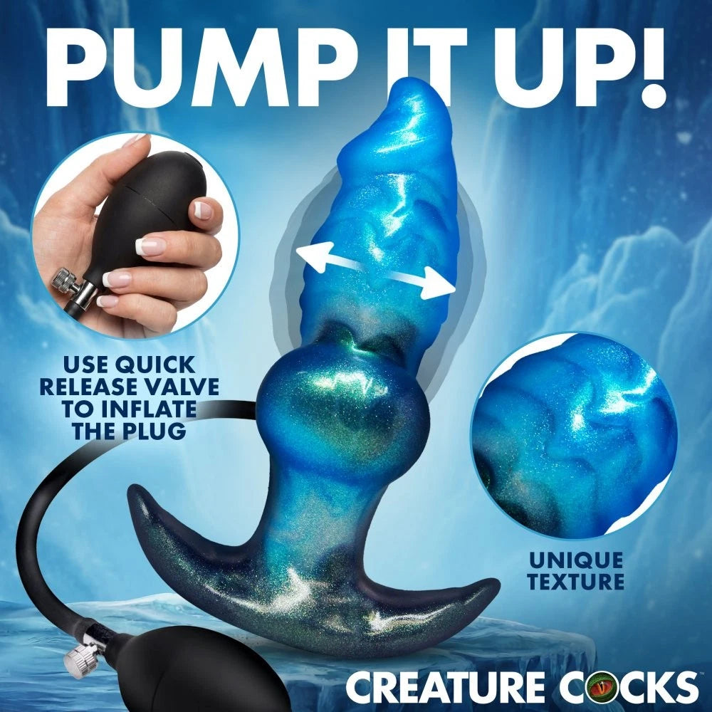 Creature Cocks Blizzard Inflatable Silicone Plug