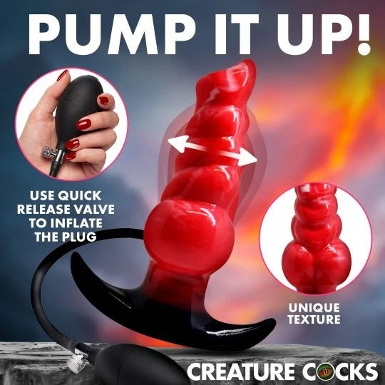 Creature Cocks Blaze Inflatable Plug
