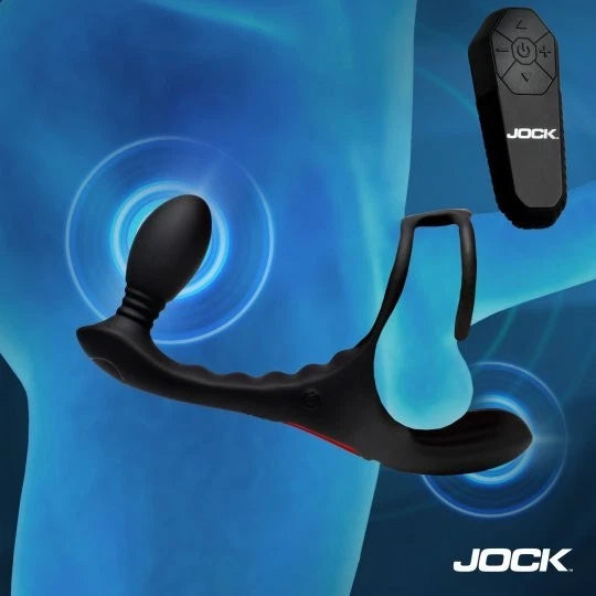 Jock Triple Rush Vibrating C-Ring Plug