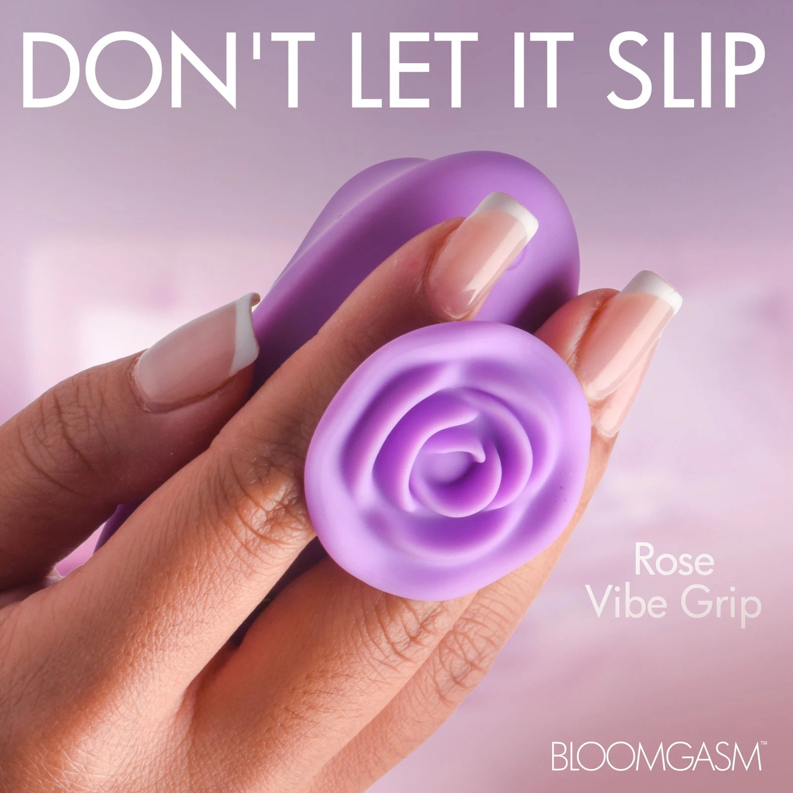 Bloomgasm Pulsing Pansy Pulsing Rechargeable Silicone Clitoral Stimulator