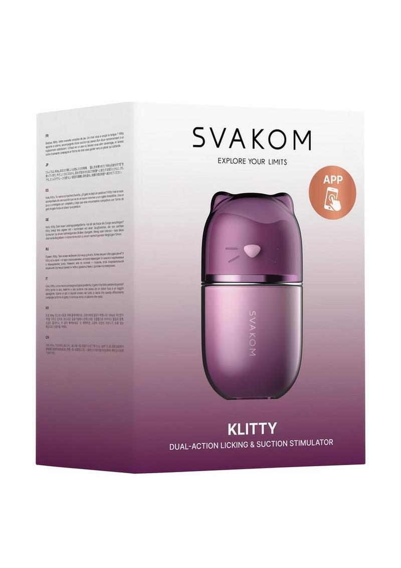 Svakom Klitty Silicone Rechargeable Clitoral Stimulator