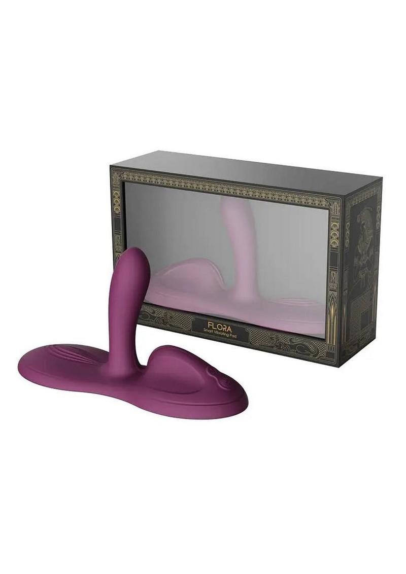 Zalo Flora Rechargeable Silicone App Compatible Smart Vibrating Pad