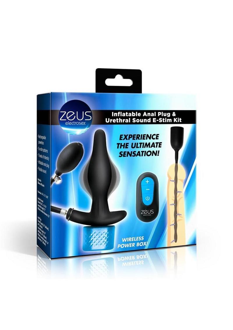 Zeus Electrosex Inflatable Plug & Sound Kit