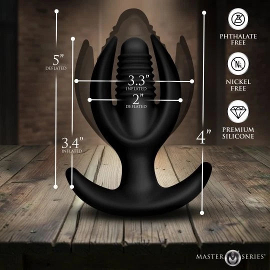 Ass Lock Magnetic Inflatable Anchor Silicone Anal Plug