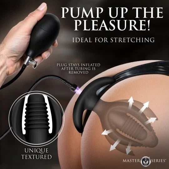Ass Lock Magnetic Inflatable Anchor Silicone Anal Plug