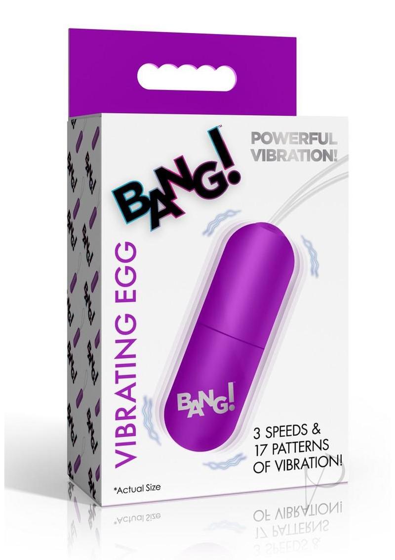 Bang Vibrating Egg Purple