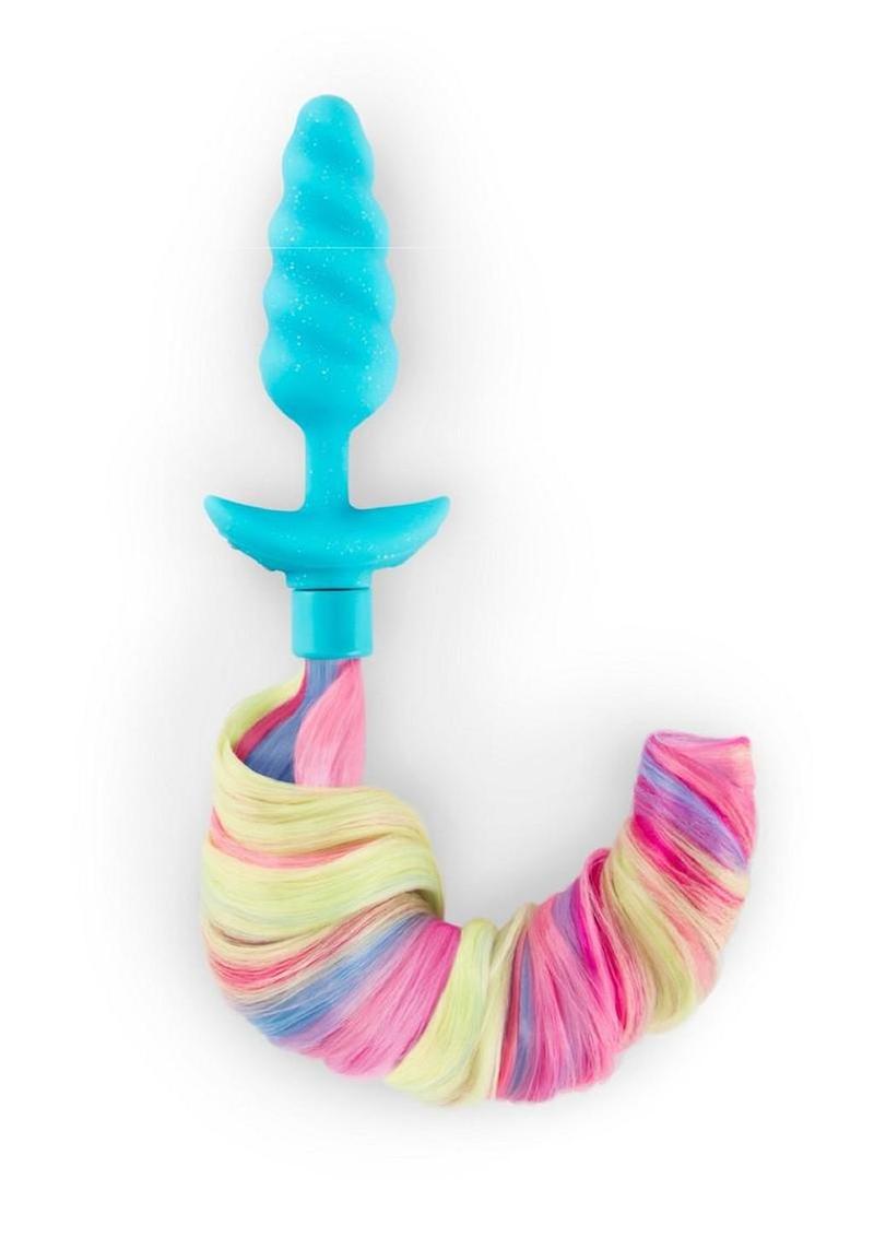 b-Vibe Unicorn Vibrating Plug with Tail