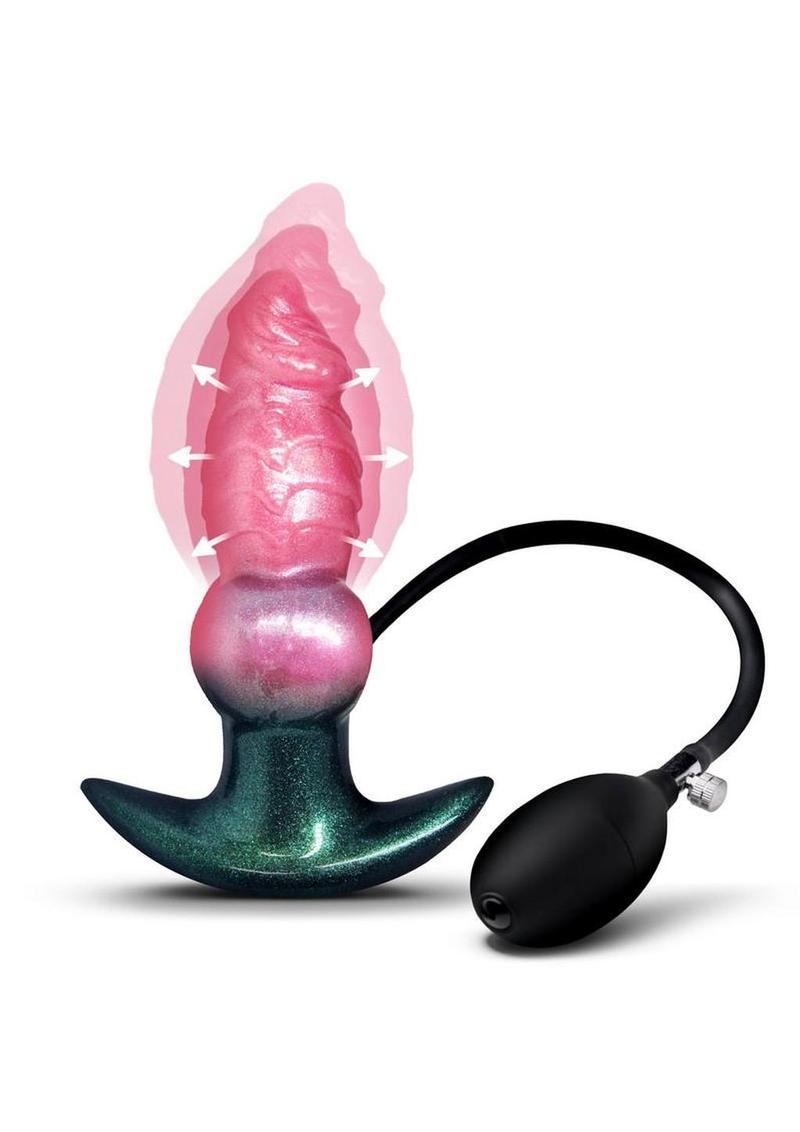 Creature Cocks Girthy Likan Inflatable Anal Plug