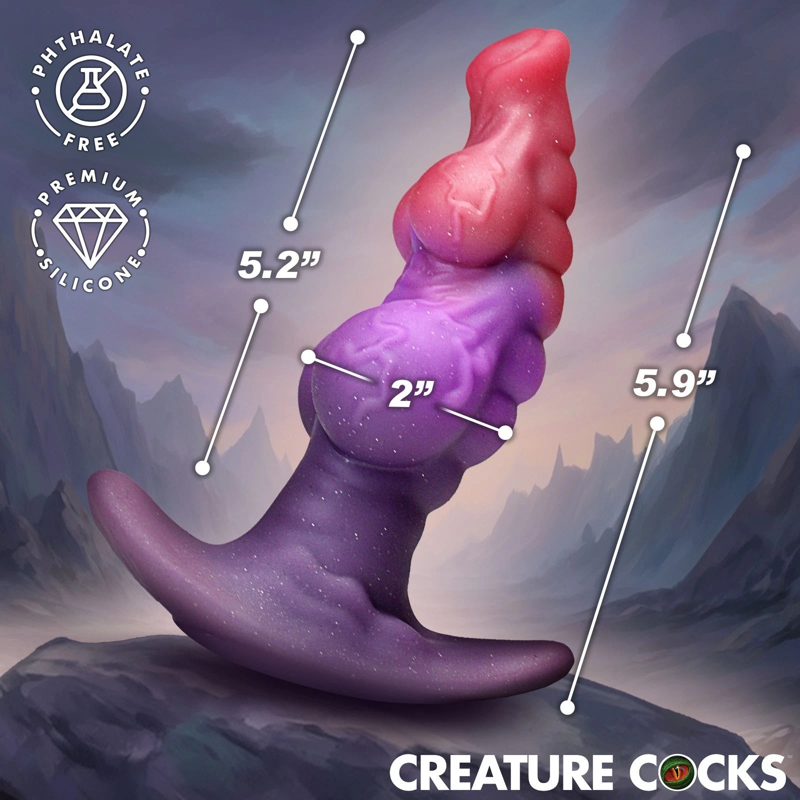 Creature Cocks Dragon Master Silicone Butt Plug