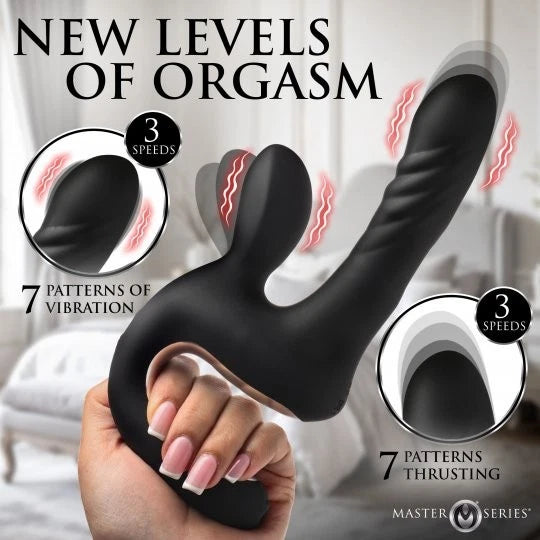 Thrust Pounder Thrusting Clitoral Vibrator