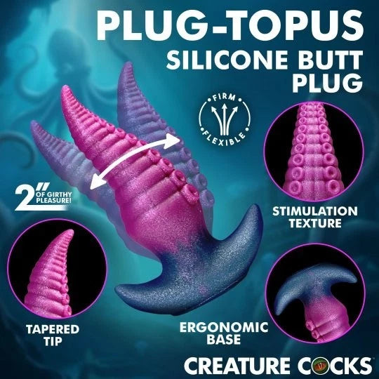 Creature Cocks PlugTopus Silicone Butt Plug