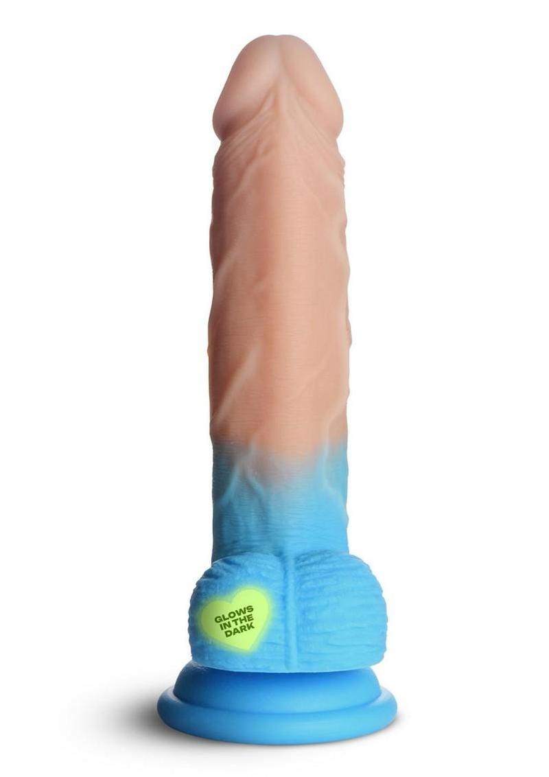 K Pop Rion Glow-in-the-Dark Silicone Dildo