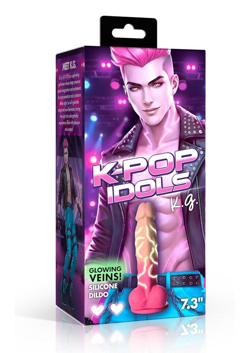 K Pop K.G. Glow-in-the-Dark Silicone Dildo