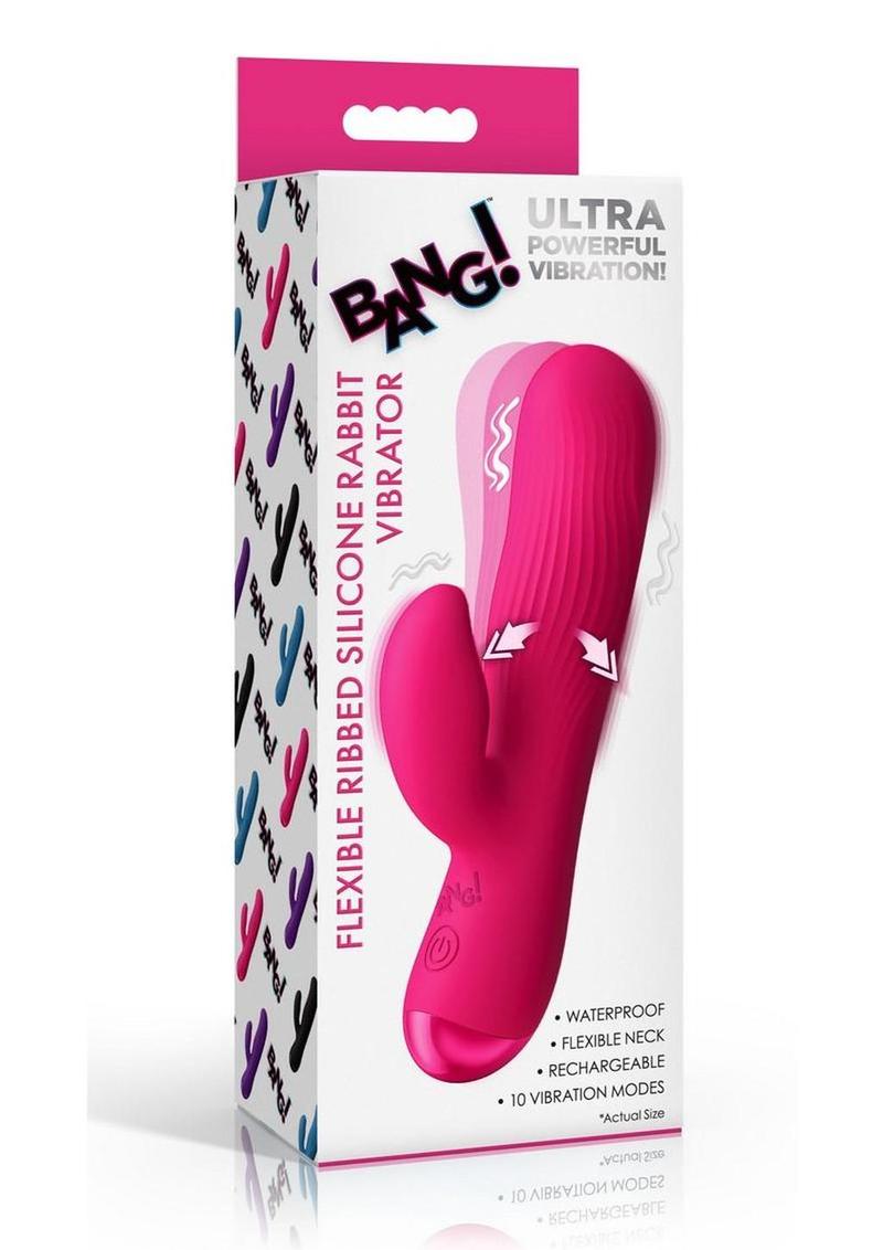 Bang! Flexible Ribbed Rabbit Vibrator