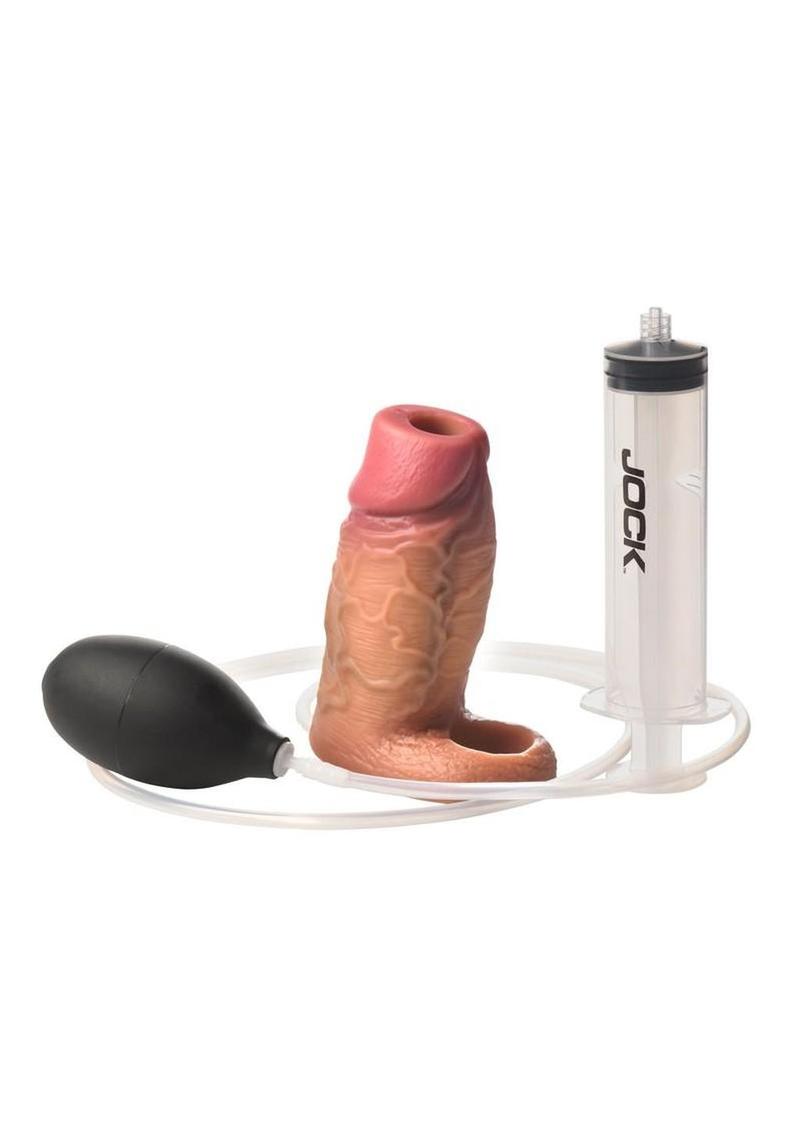Jock Squirting Penis Enhancer with Ball Strap