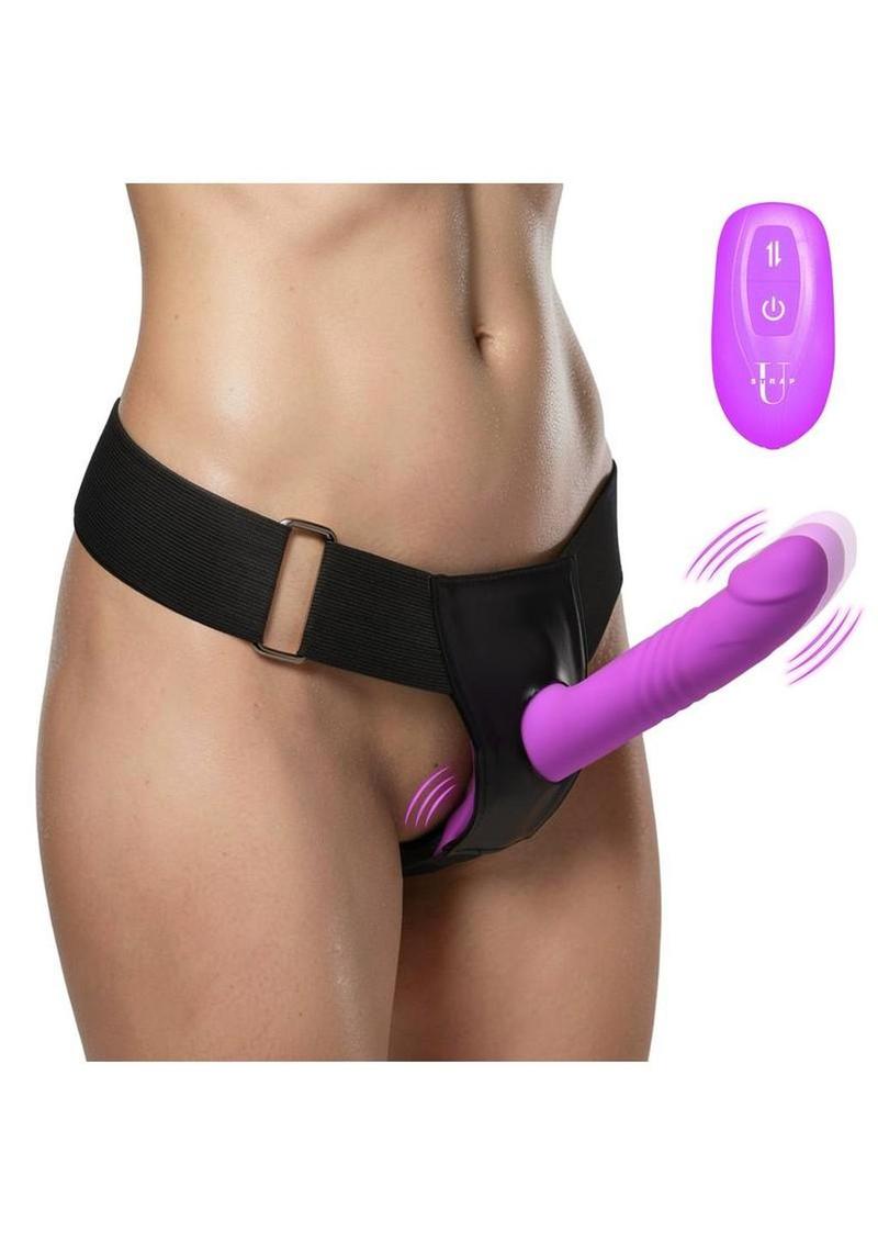 Strap U Thrusting Strap-On Harness with Remote