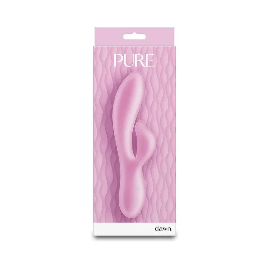 Pure Dawn Rechargeable Silicone Rabbit Vibrator