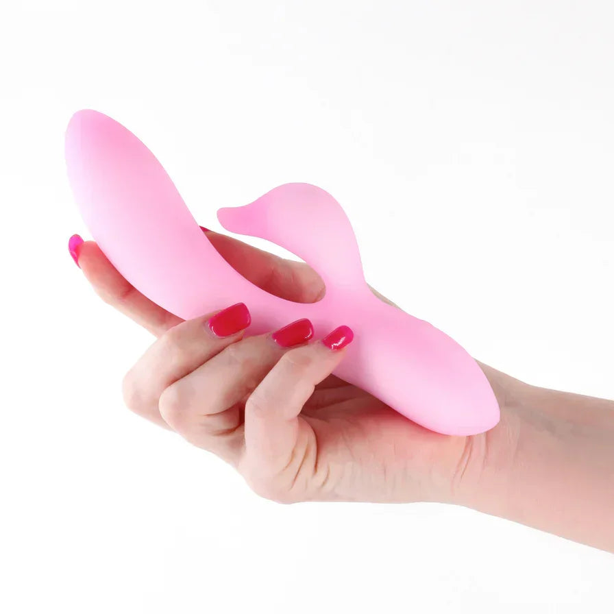 Pure Dawn Rechargeable Silicone Rabbit Vibrator