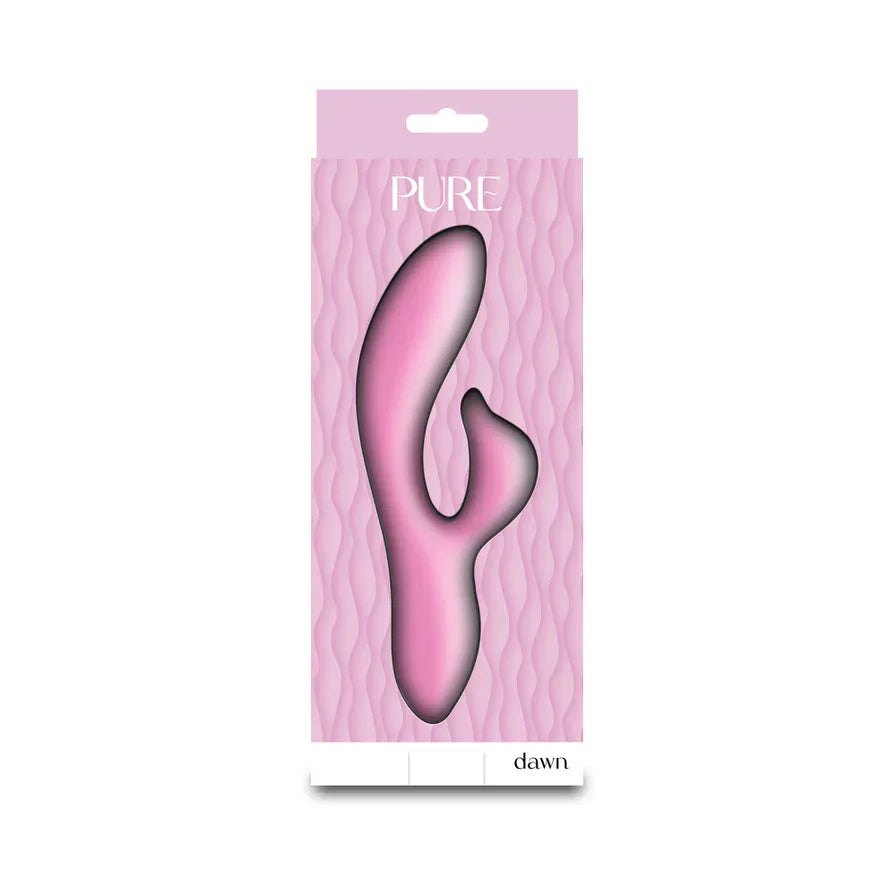 Pure Dawn Rechargeable Silicone Rabbit Vibrator
