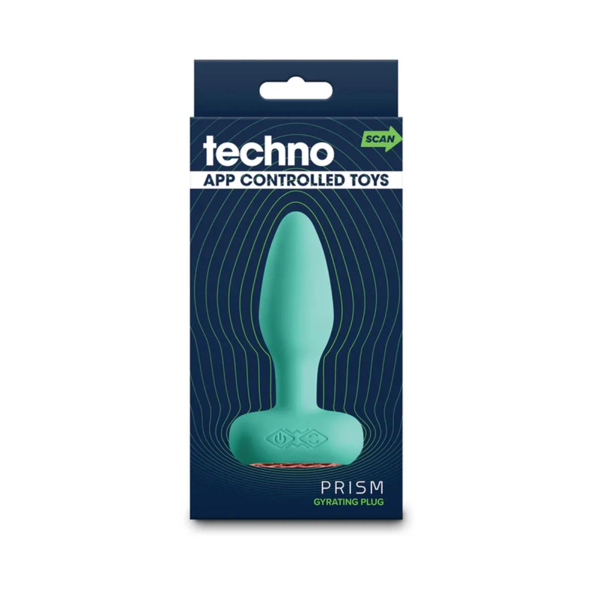 Techno Prism Rechargeable Silicone App Compatible Anal Plug