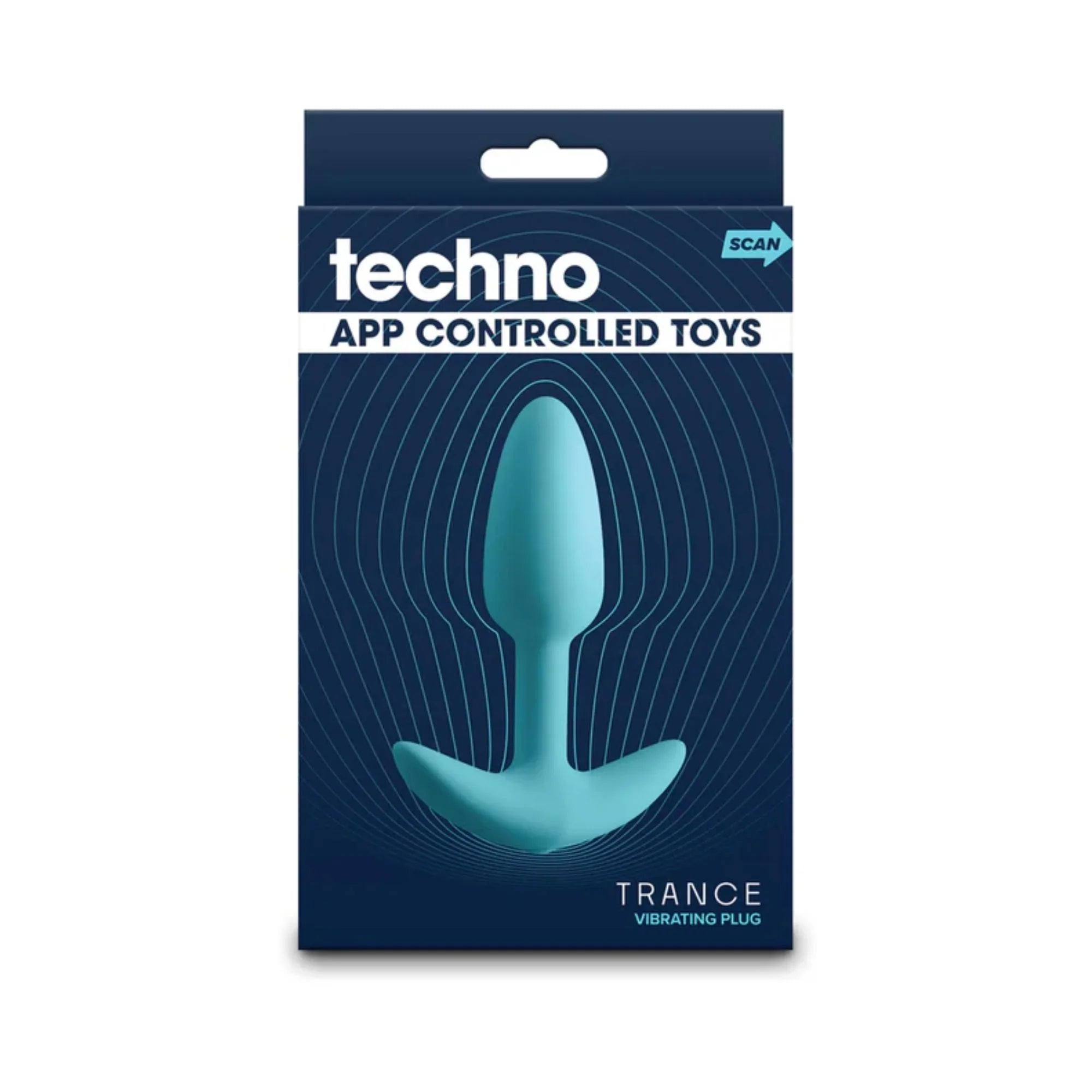 Techno Trance Rechargeable Silicone App Compatible Anal Plug