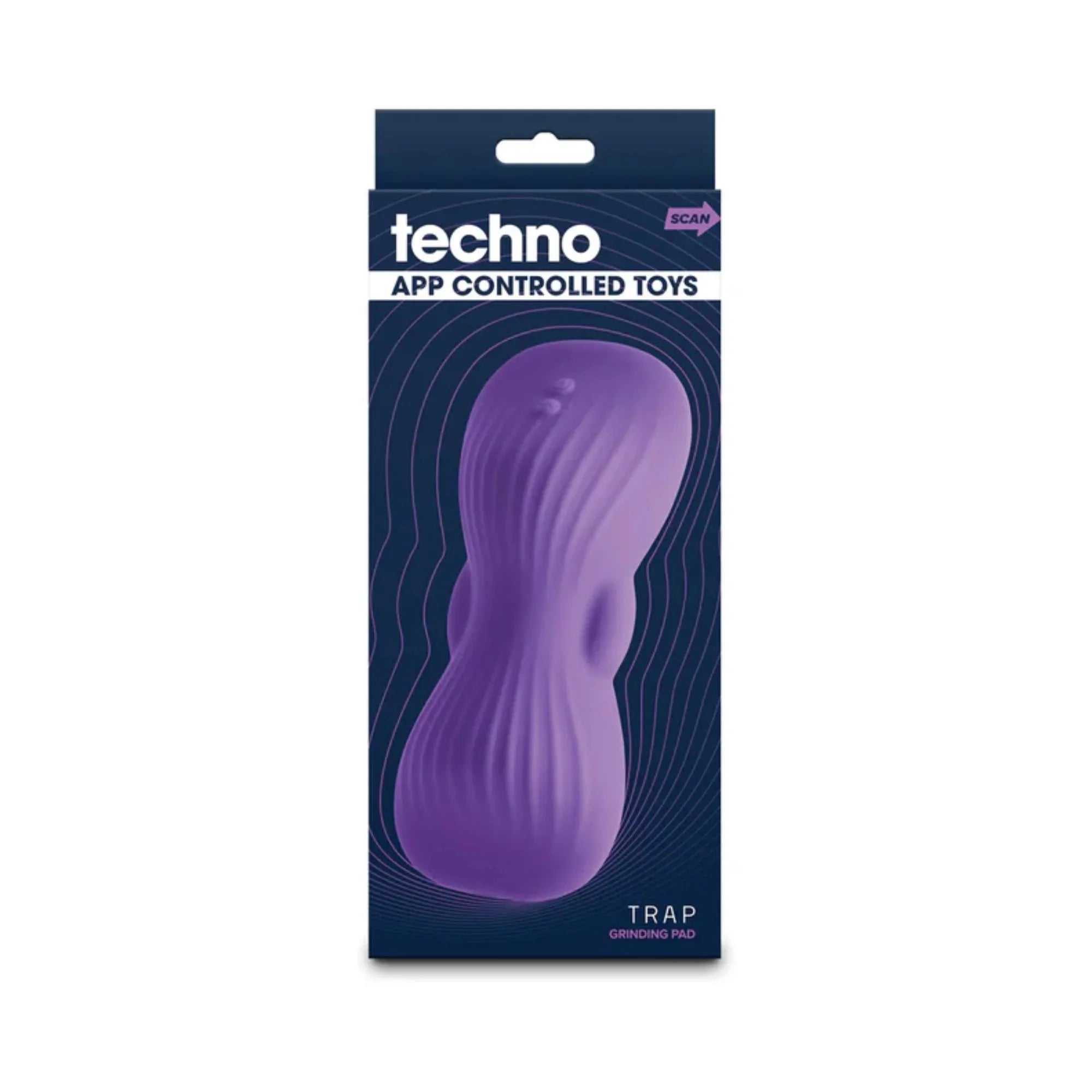 Techno Trap Rechargeable Silicone App Compatible Dual Motor Hands-Free Grinding Pad