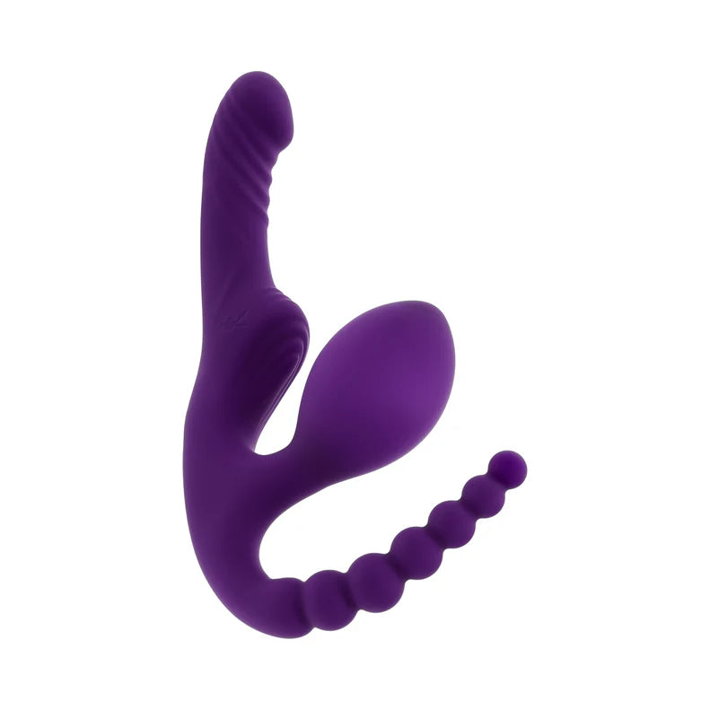 Playboy Hug It Out Inflatable Triple Stimulator – Rechargeable Remote Control