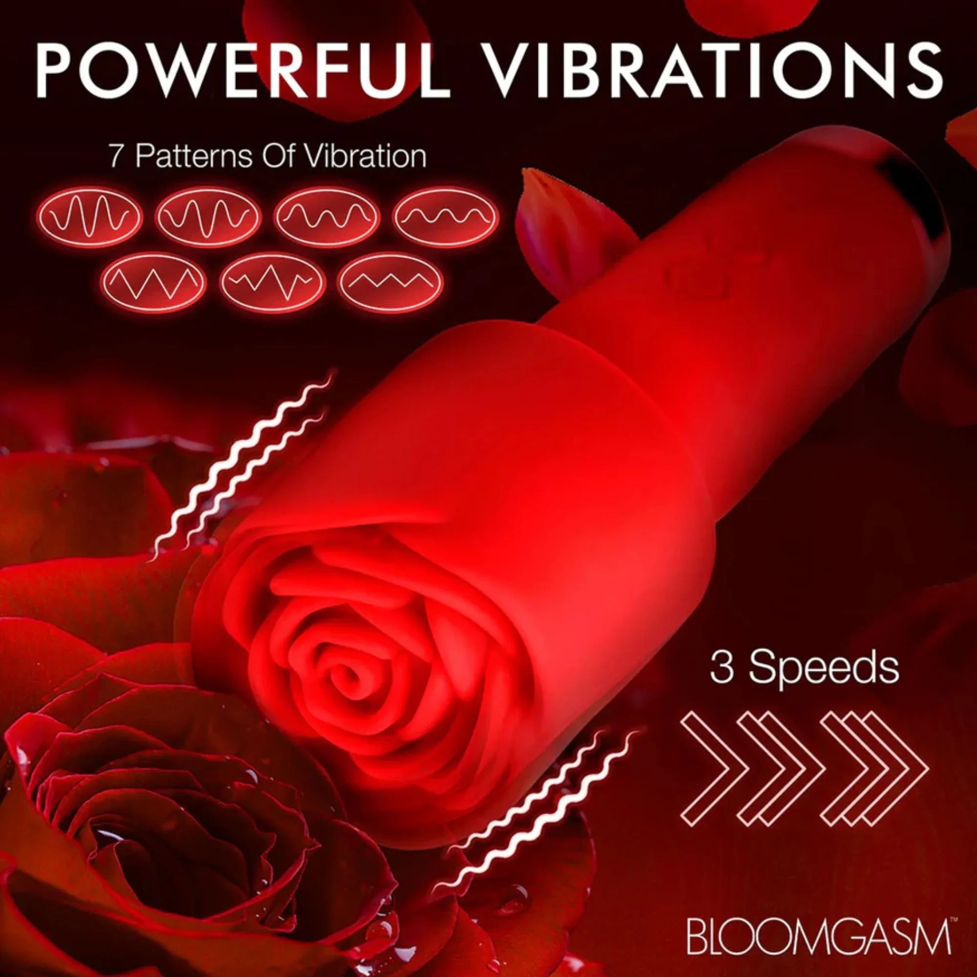 Bloomgasm Pleasure Rose-Petite Mini Silicone Rechargeable Rose Wand