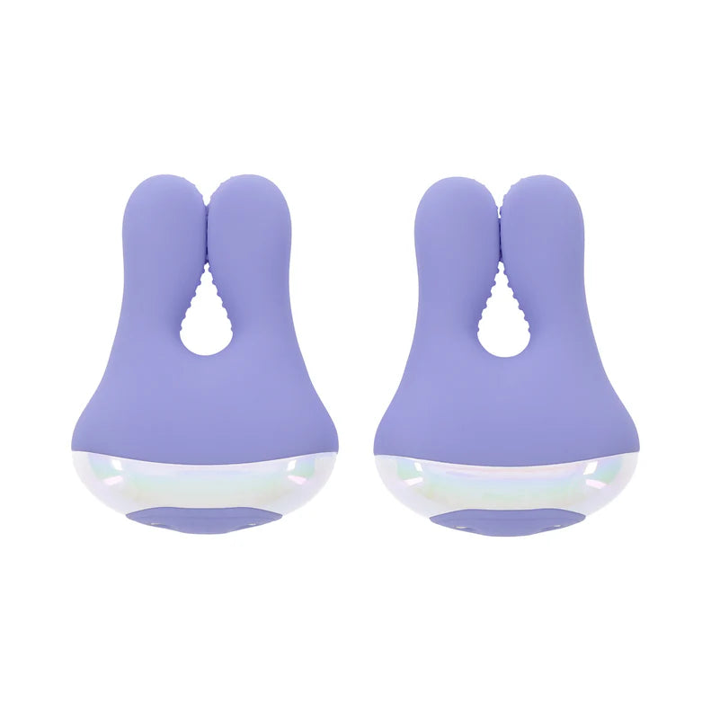 Playboy In A Pinch Vibrating Nipple Clamps – Rechargeable Remote Set