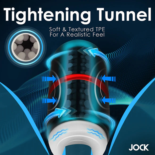 Jock Tightening & Vibrating Rechargeable Masturbator