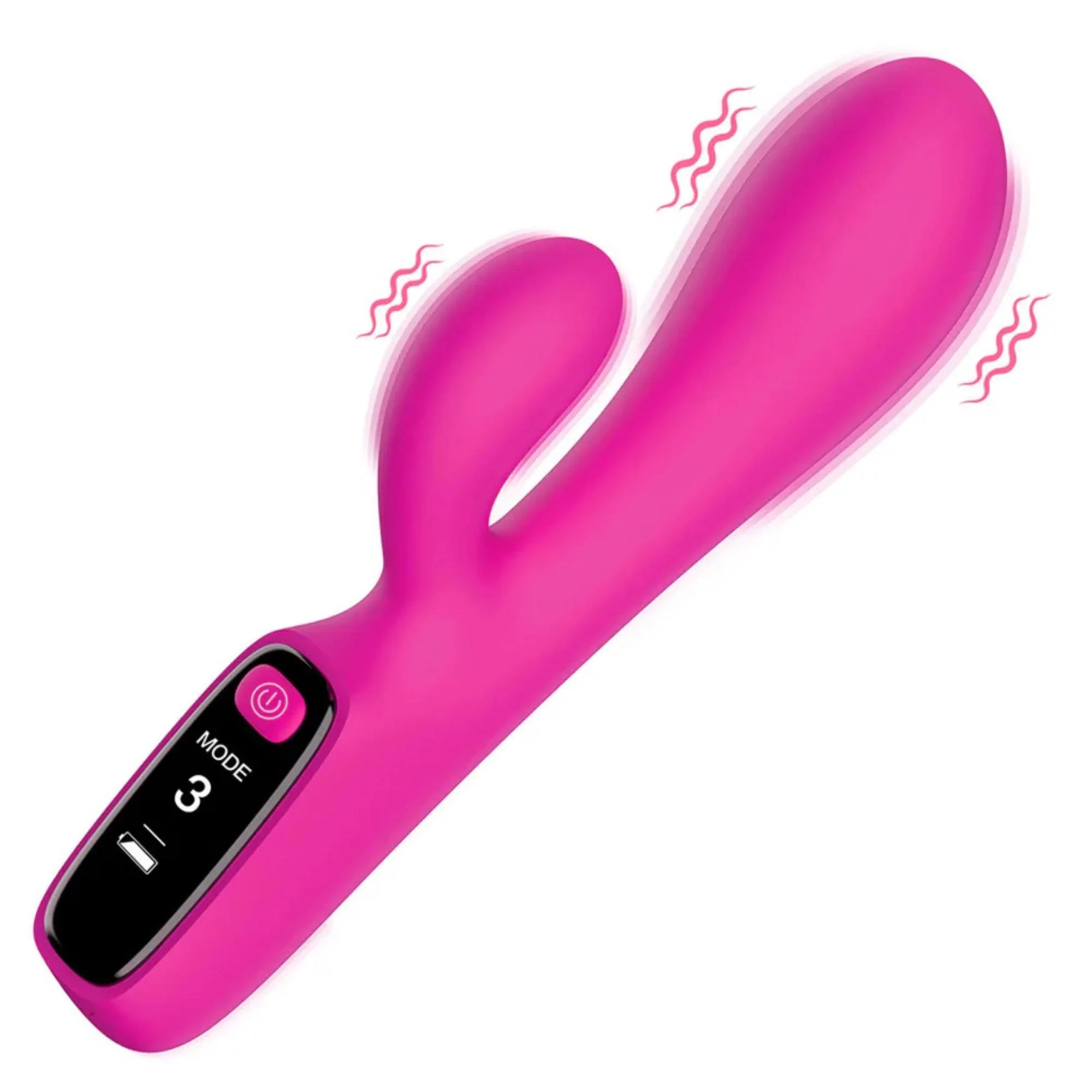 Bang! Digital Rechargeable Silicone Rabbit Vibrator