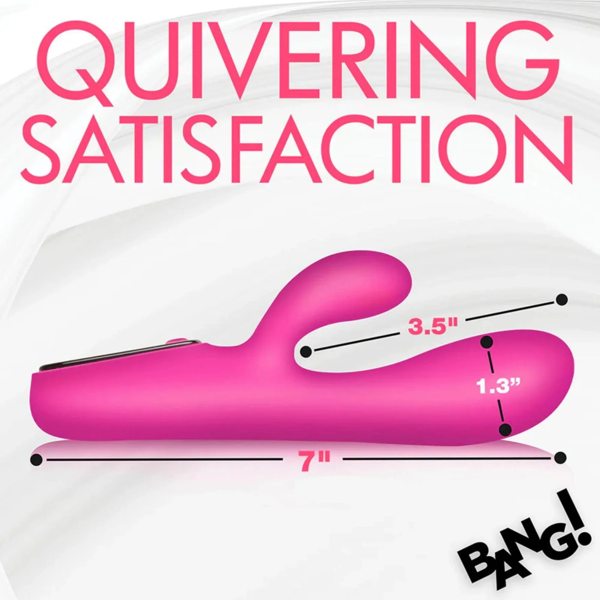 Bang! Digital Rechargeable Silicone Rabbit Vibrator