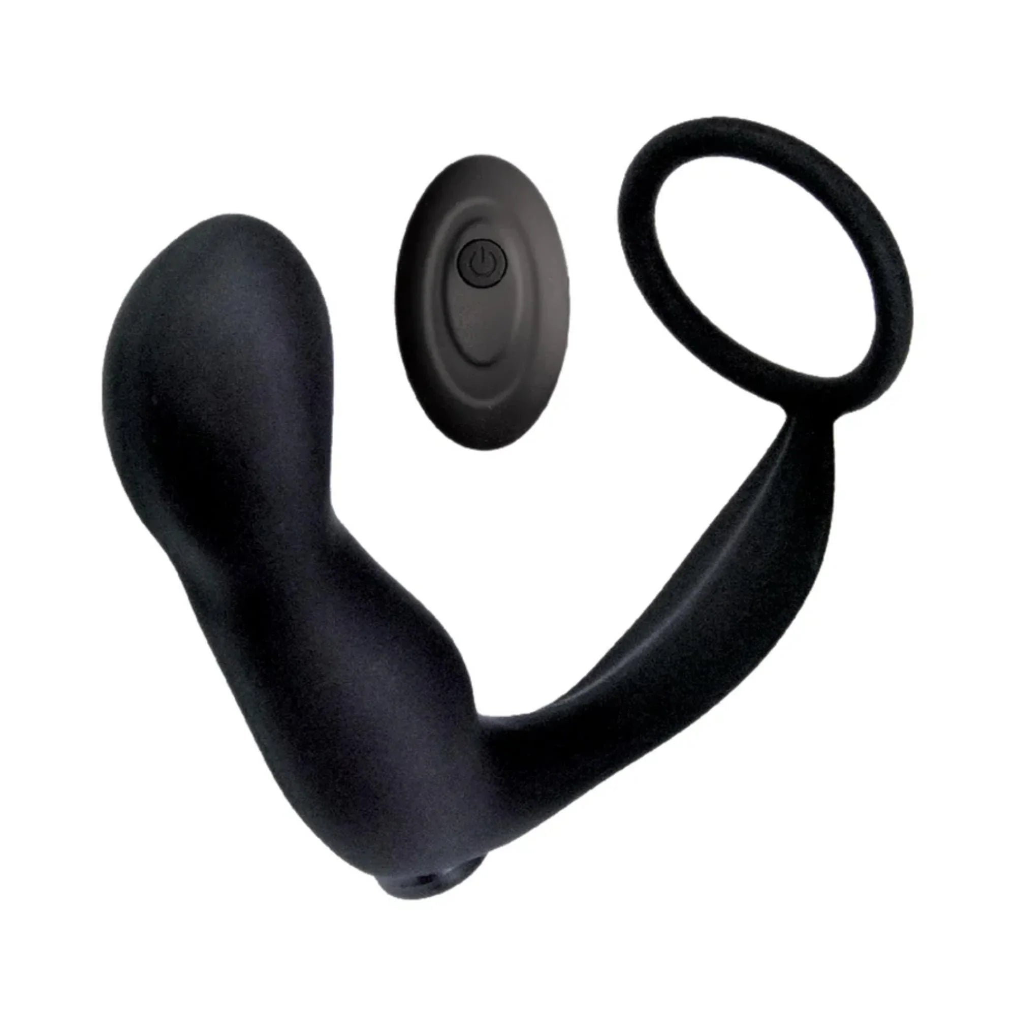 Ass-Sation Contoured Rechargeable Silicone Anal Plug Remote Control
