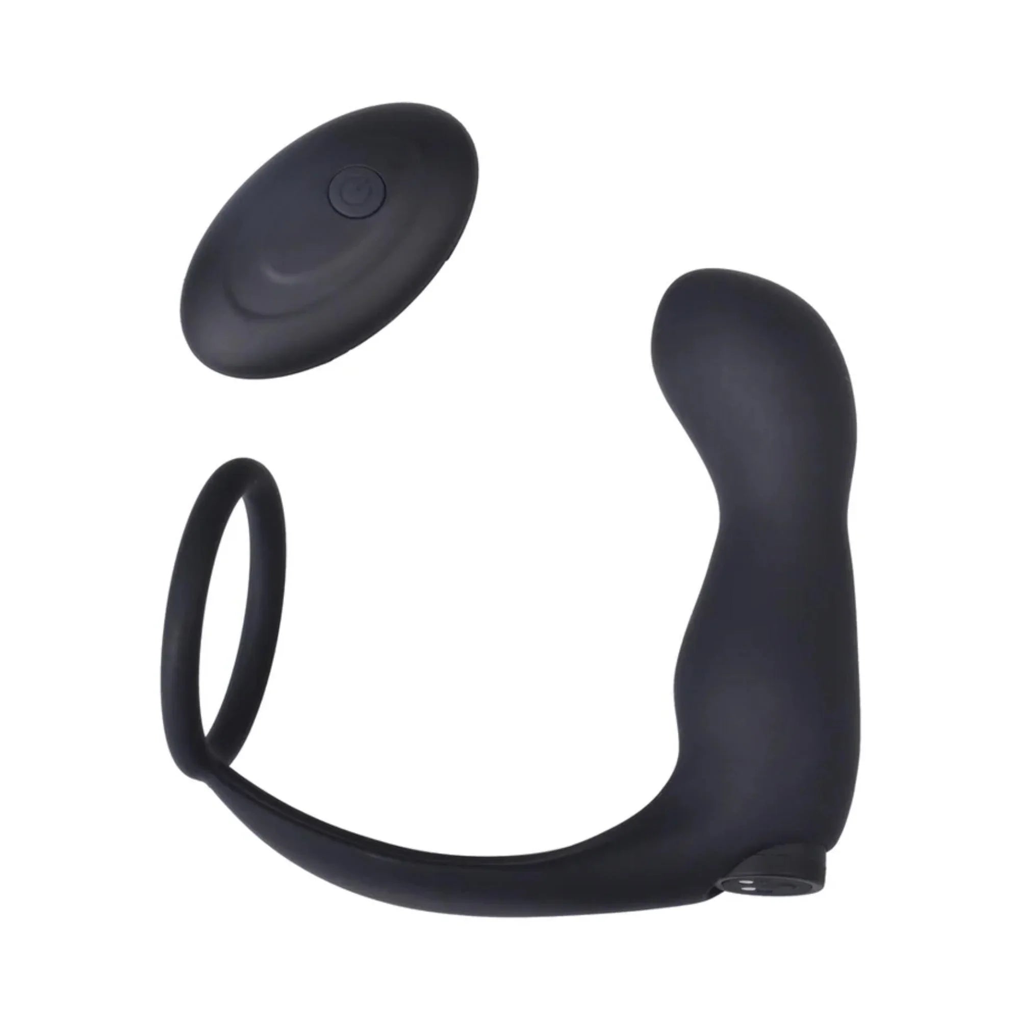 Ass-Sation Contoured Rechargeable Silicone Anal Plug Remote Control