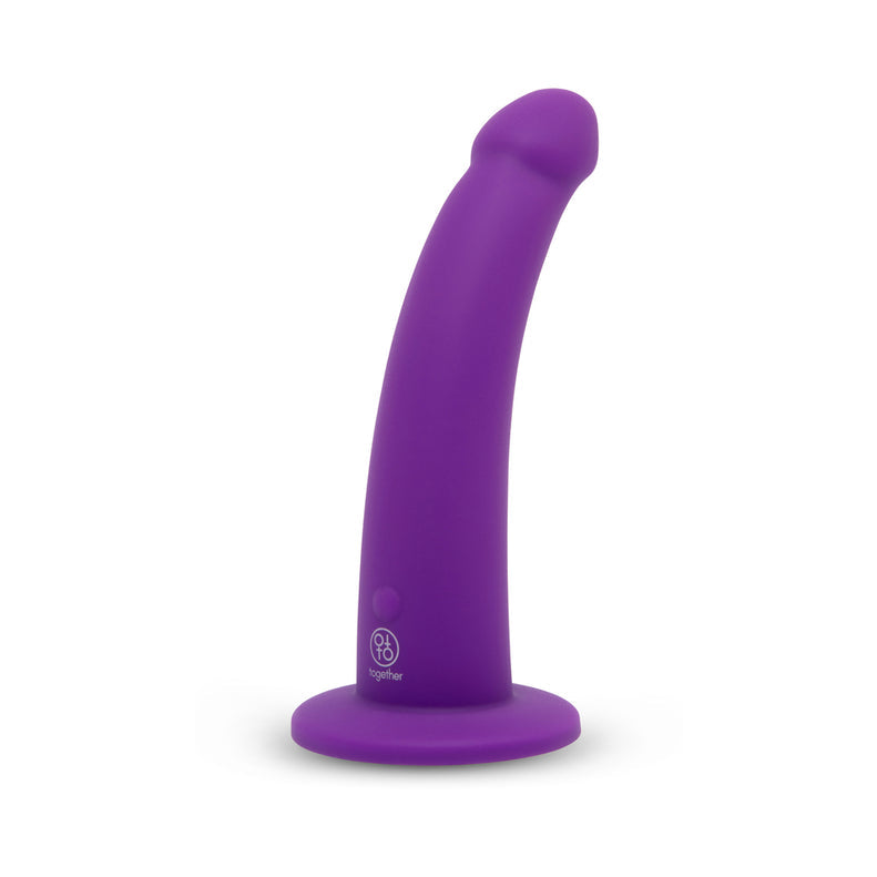 Together TILT Silicone Dildo & Harness Set 6.5in
