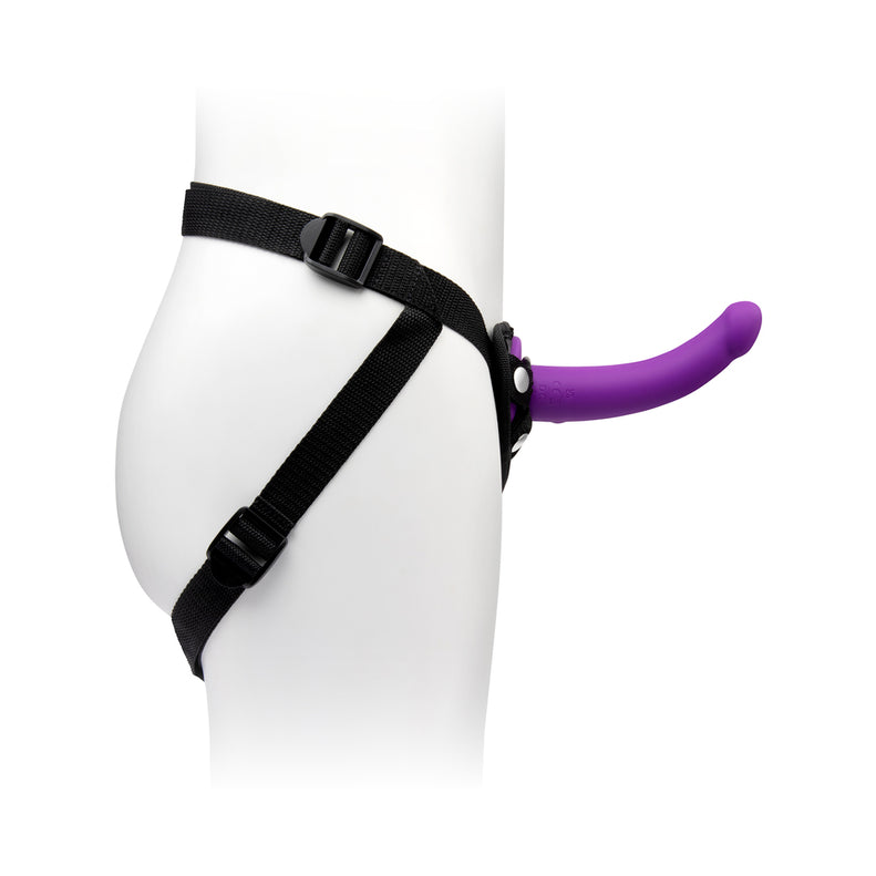 Together TILT Silicone Dildo & Harness Set 6.5in