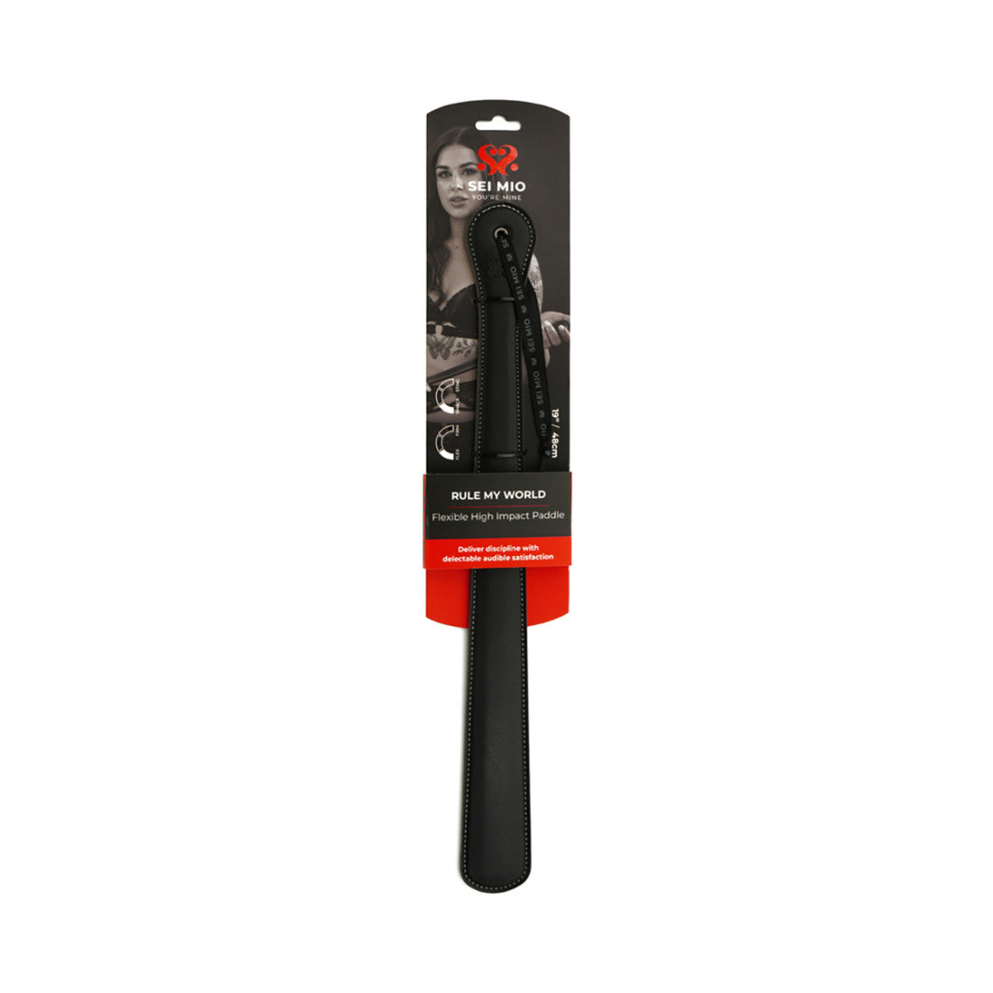 SEI MIO Rule My World Flexible Paddle – Faux Leather Control Paddle