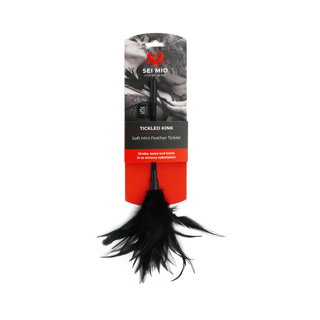SEI MIO Tickled Kink Mini Feather Tickler – Soft Sensory Teaser