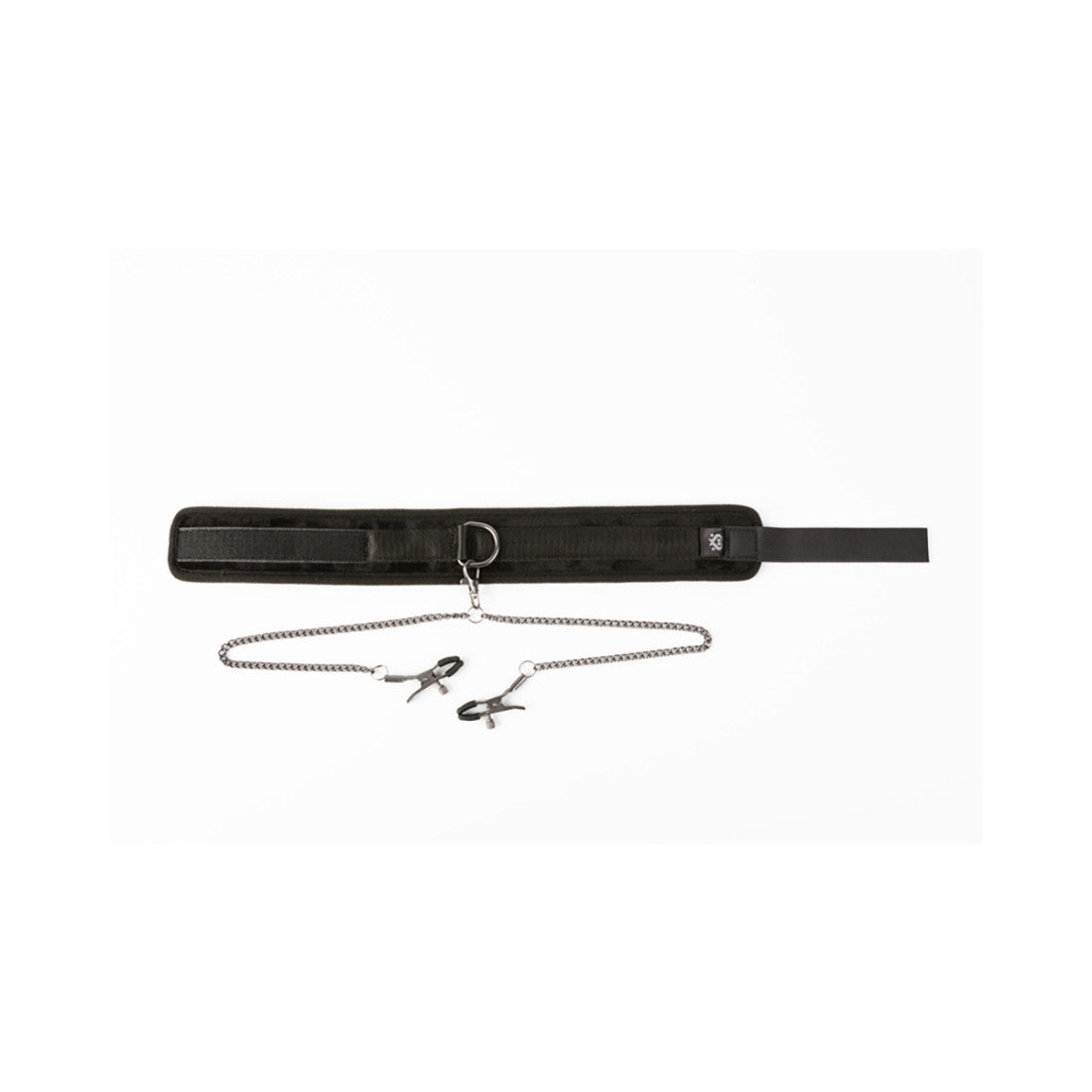 SEI MIO Twin Tweaks Velvet Collar & Clamp Set – Adjustable Comfort Fit